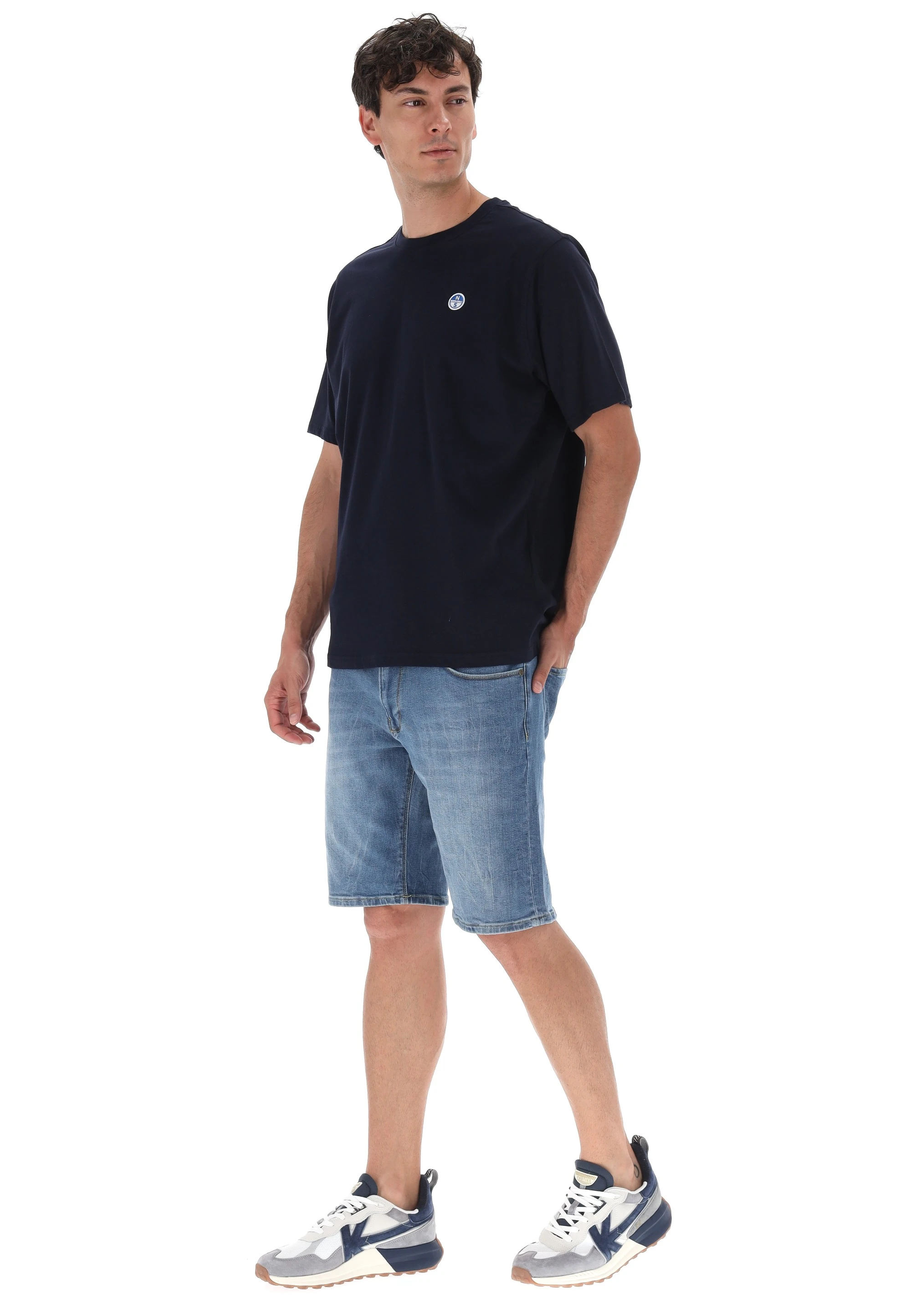 Bermuda in jeans Pont uomo slim fit